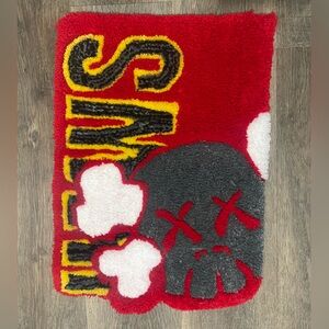 Handmade Tufted Rug – Unique & Cozy Home Decor Kaws 🥶